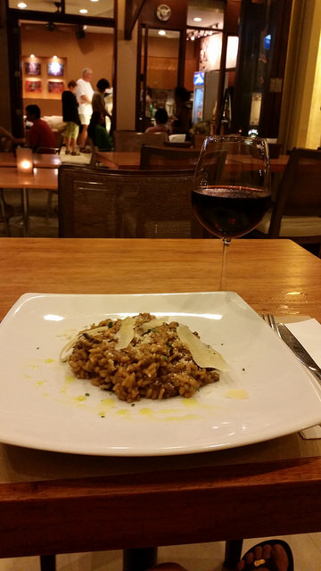 Aria Boracay mushroom risotto