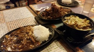 sizzling plates at Smoke Boracay