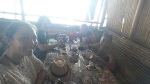 with friends at Real Coffee Boracay