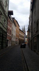 one-way street, Regensburg