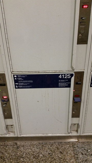 Munich Train Station locker