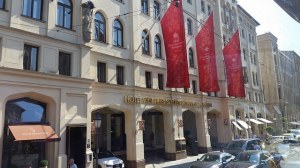 THE most expensive hotel in Munich, on the very posh Maximilianstrasse