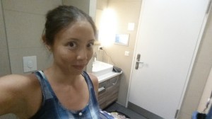 Munich airport shower cabin
