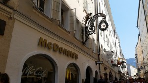 McDonald's. Of course. No, I didn't get my food from there.