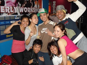 Jammers with Clark Amaba, international presenter for BODYJAM