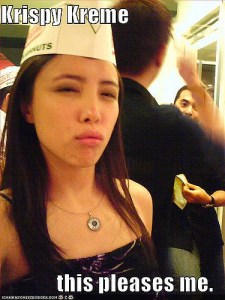 Krispy Kreme. This pleases me.