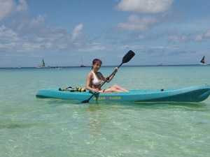 Kayaking courtesy of Scuba World