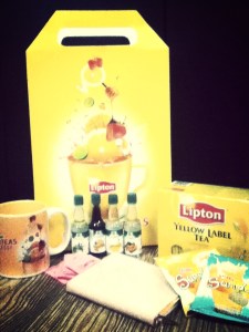 Thanks Lipton for the Christmas basket!