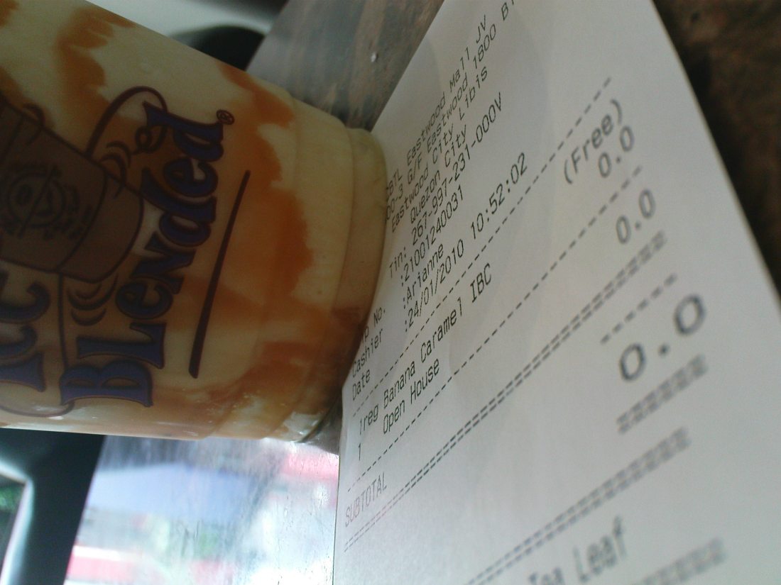 Coffee Bean Banana Caramel Ice Blended