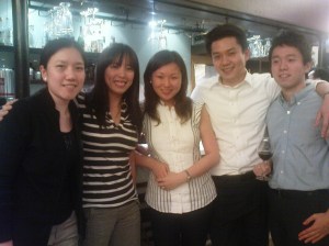 with the Cafe Provençal managers and chef