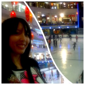 Sunway Pyramid's ice skating rink